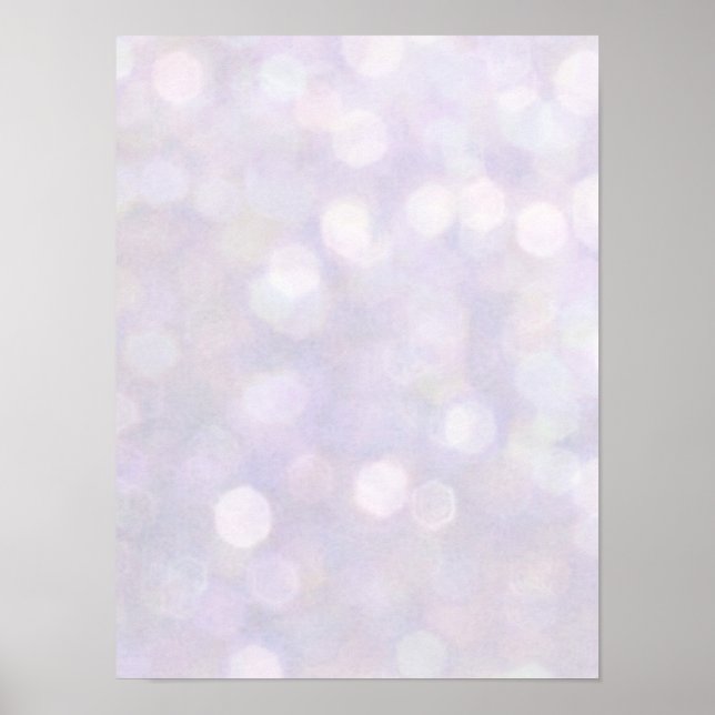 Background - Lavender Bokeh Lights Poster (Front)
