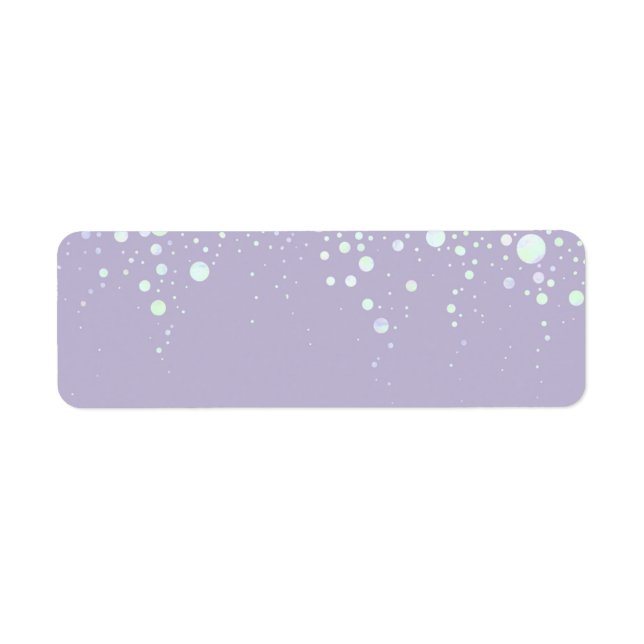 Background - Lavender Glitter Stars (Front)