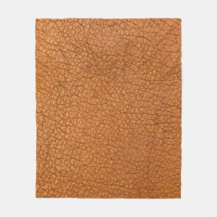 Background leather brown close up fleece blanket