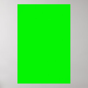 Background Media Paper - Green Screen Chroma Key Poster