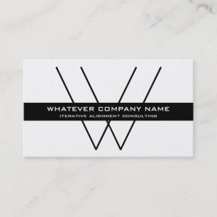 Background Monogram Company/Personal Deluxe Golden Business Card