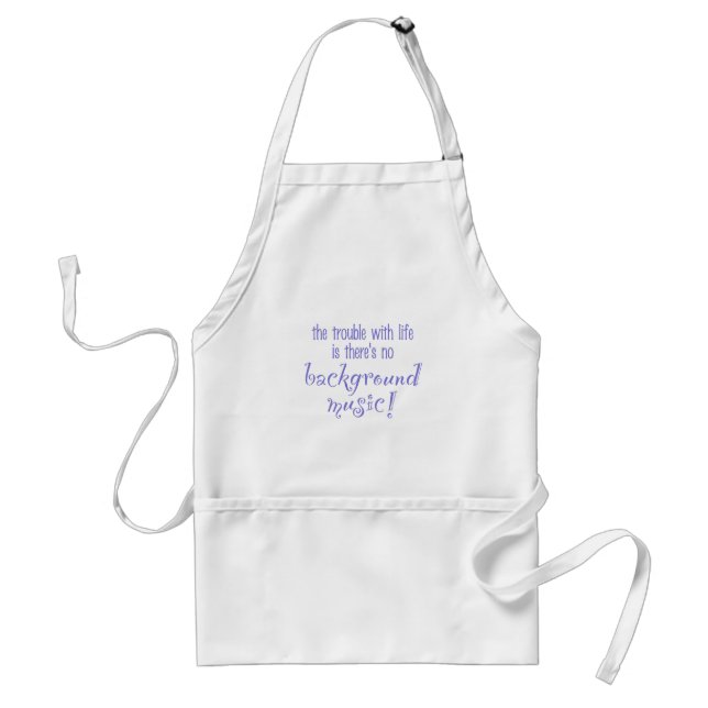 Background Music Standard Apron (Front)