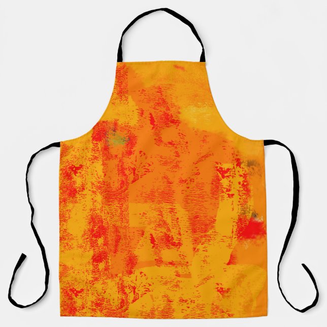 Background of birch bark close upAbstraction textu Apron (Front)