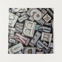 background of random vintage grunge letterpress me