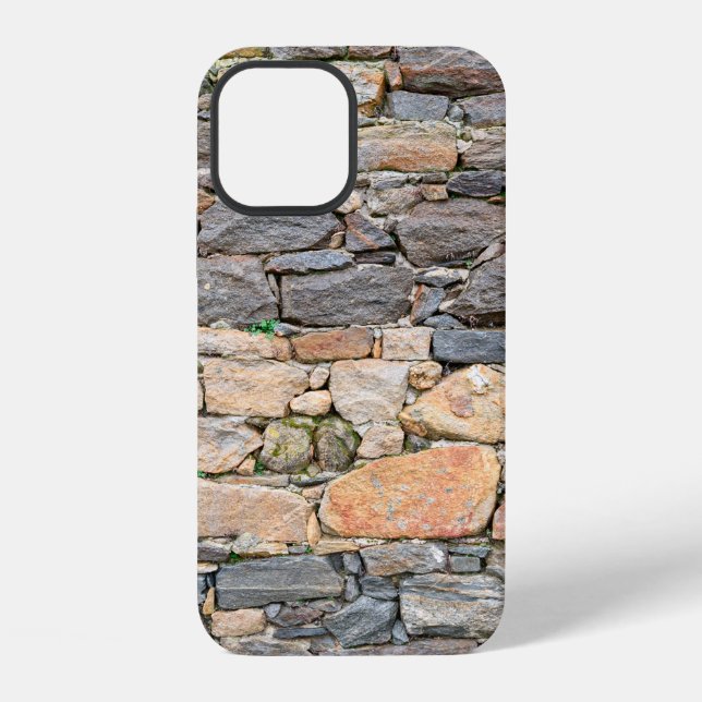background of stone wall texture photoabandoned, a iPhone case (Back)