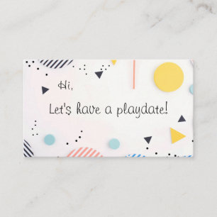 Background of stripes in circles with copy space business card