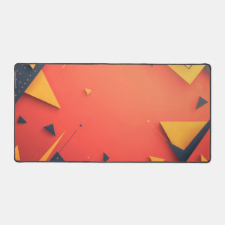 Background of triangles with text space desk mat