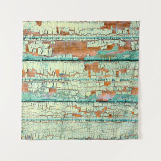 Background. Old, vintage, grey plywoodabstract, ag Tapestry