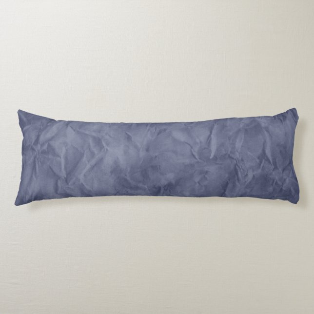 Background PAPER TEXTURE - dirty blue Body Cushion (Front)