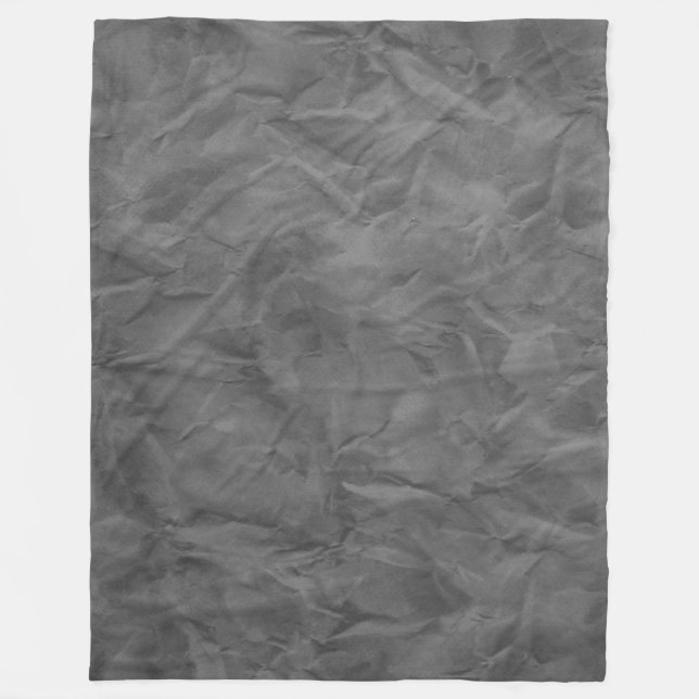 Background PAPER TEXTURE - dirty grey Fleece Blanket (Front)