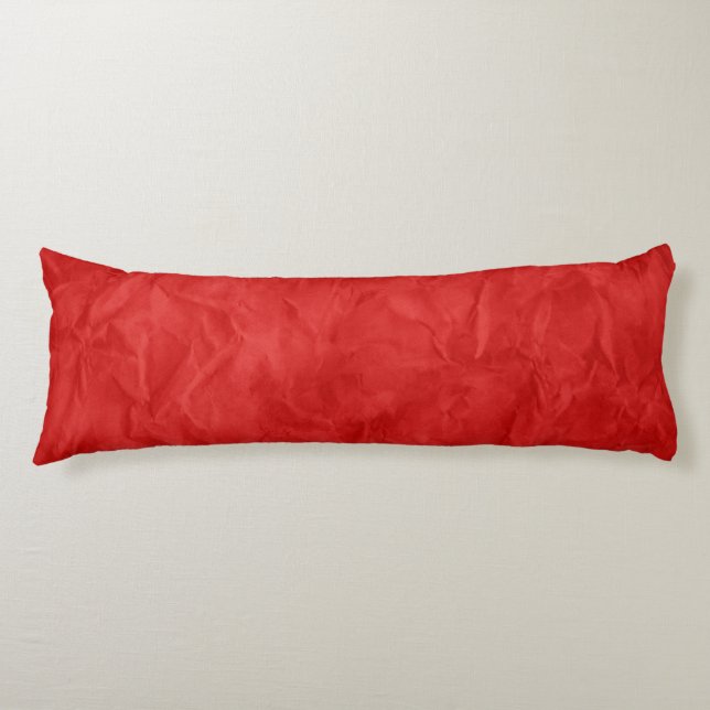 Background PAPER TEXTURE - dirty red Body Cushion (Front)
