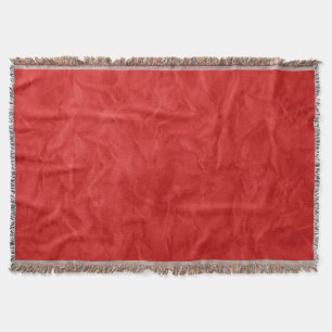 Background PAPER TEXTURE - dirty red Throw Blanket