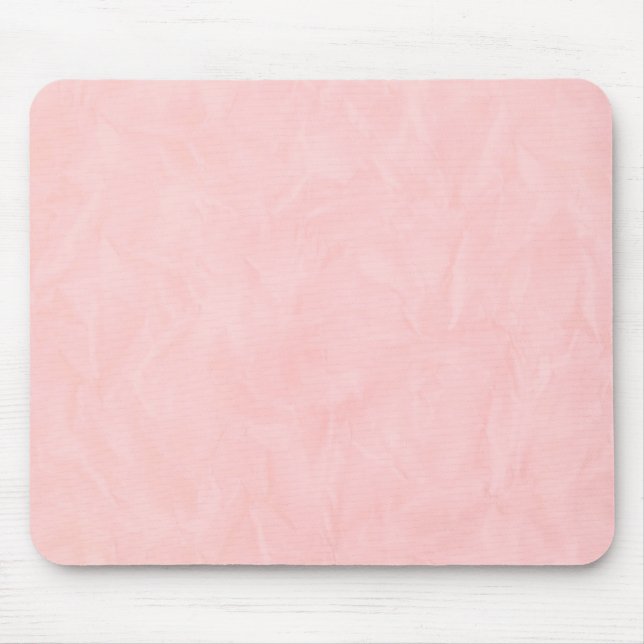 Background PAPER TEXTURE - light pink Mouse Mat (Front)