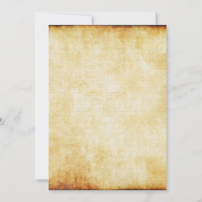 Background | Parchment Paper Invitation (Back)
