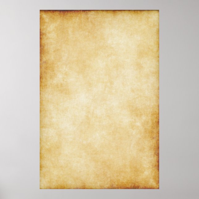 Background Parchment Paper Template Poster (Front)