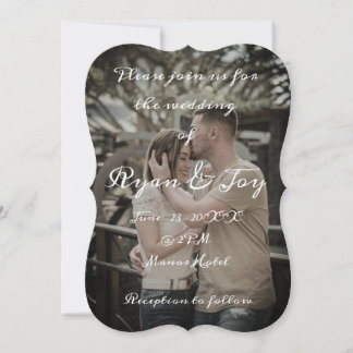 Background Photo Wedding Invitation