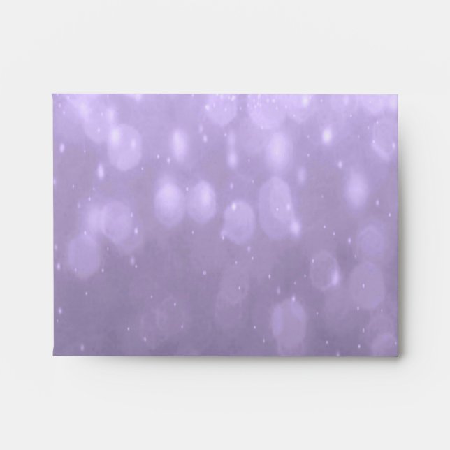 Background - Purple Bokeh Glitter Lights Envelope (Front)