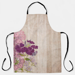Background scrapbooking paper apron