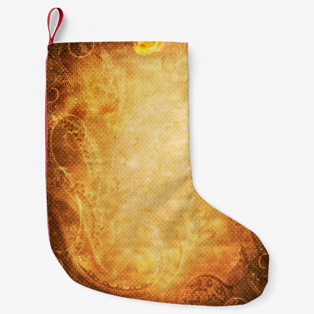 Background scrapbooking texture small christmas stocking (Front)