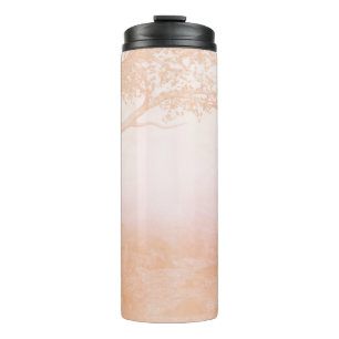 Background scrapbooking texture thermal tumbler
