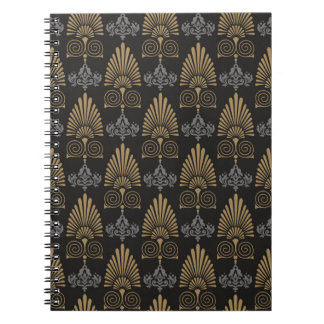 Background seamless pattern in art deco style, wal notebook