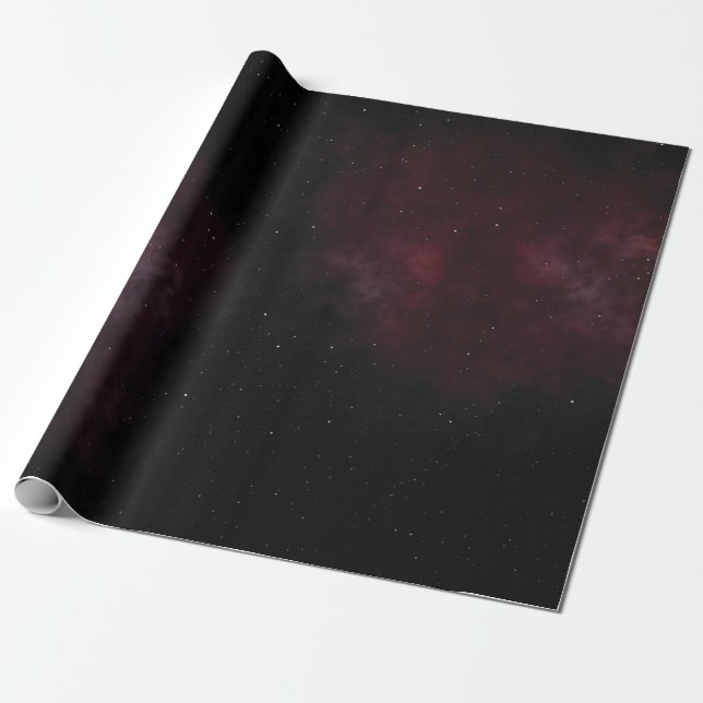 Background space universe galaxy wrapping paper (Unrolled)
