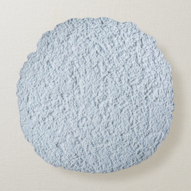 Background structure texture white round cushion (Front)