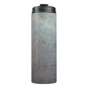 Background texture grunge metal thermal tumbler