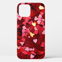 Background texture heart red