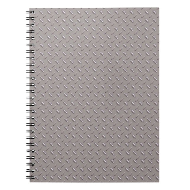 Background texture metal plate notebook (Front)