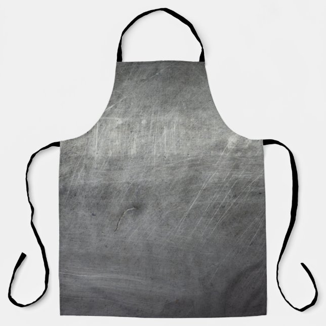 Background texture metal scratches apron (Front)
