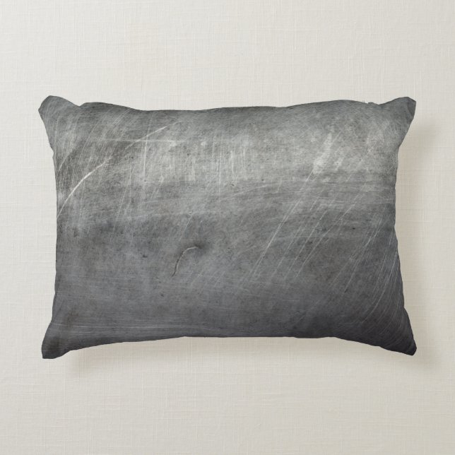 Background texture metal scratches decorative cushion (Front)