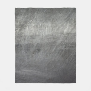 Background texture metal scratches fleece blanket