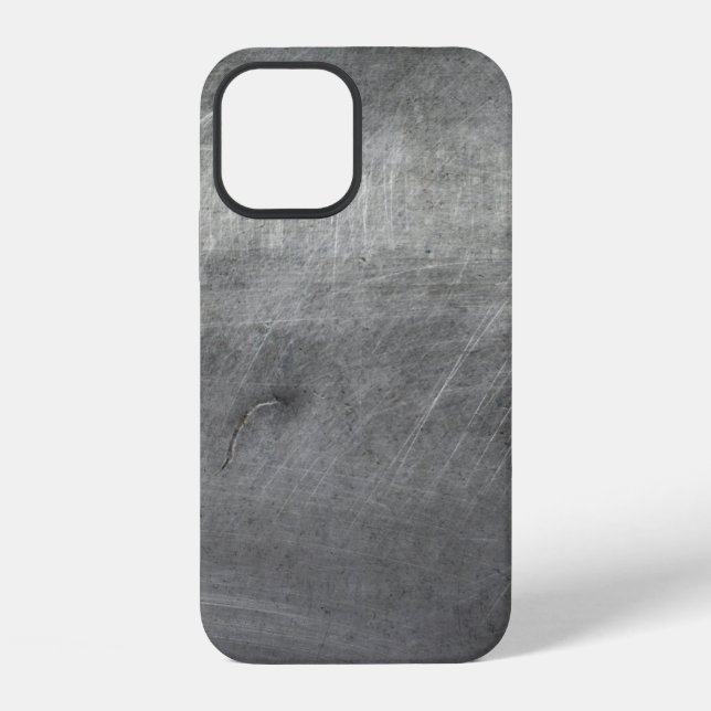 Background texture metal scratches iPhone case (Back)