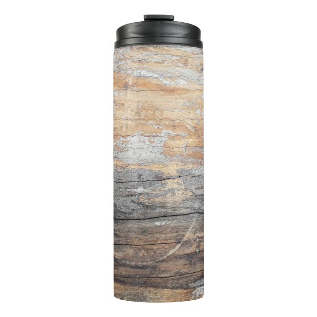 background texture old beautiful treeabstract, bac thermal tumbler (Front)
