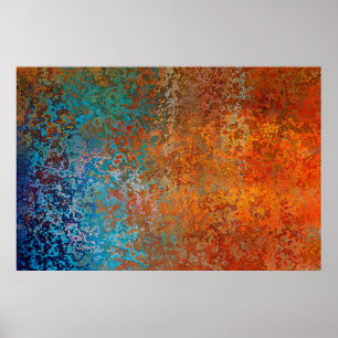 Background texture rust old brown poster