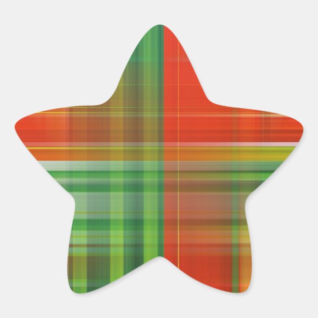 background texture structure green star sticker (Front)