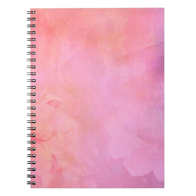 Background texture structure pink notebook (Front)
