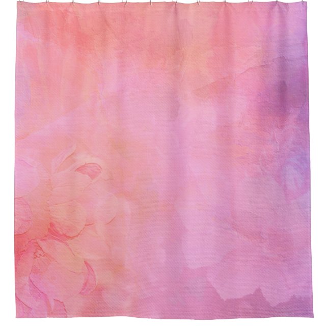 Background texture structure pink shower curtain (Front)