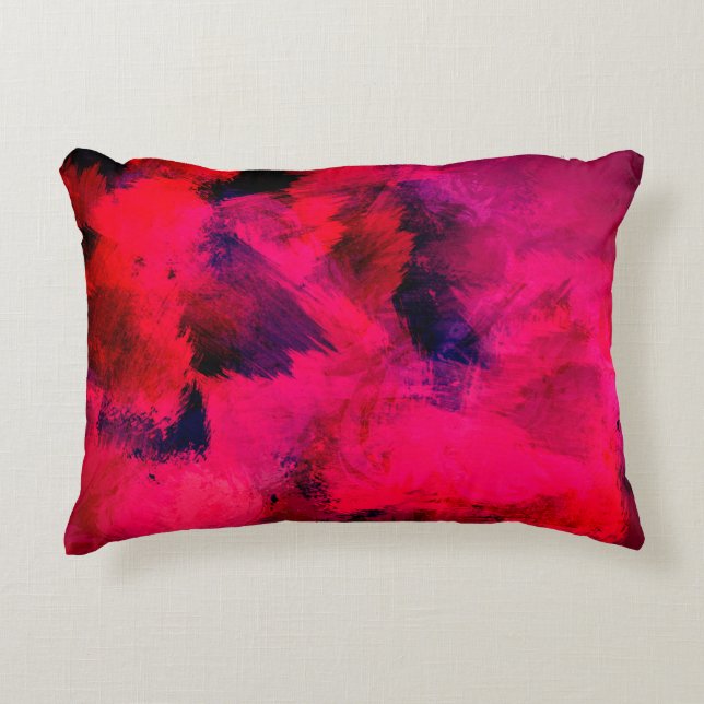 Background texture template red decorative cushion (Front)