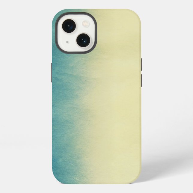 Background- Texture Watercolor Paper iPhone Case (Back)