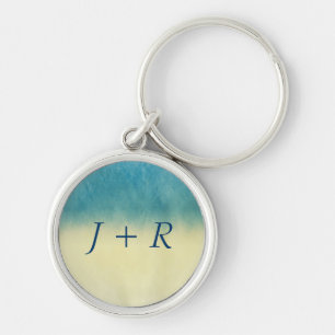 Background- Texture Watercolor Paper Key Ring