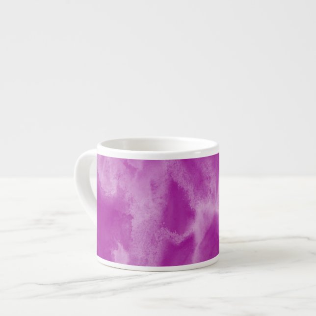 background texture watercolor purple seamless espresso cup (Front Left)