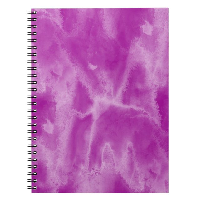 background texture watercolor purple seamless notebook (Front)