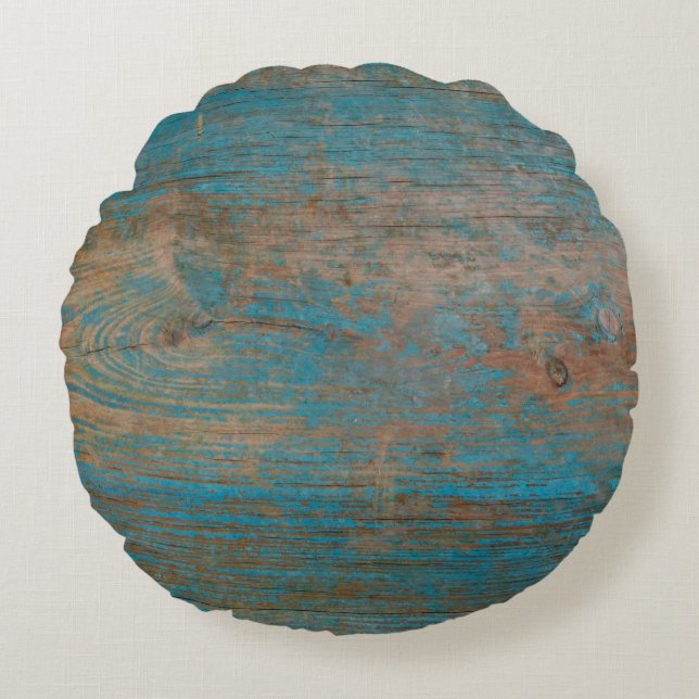 Background texture wood round cushion (Front)