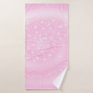 Background transparent star strudel bath towel