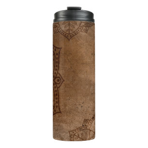 Background vintage grunge scratch thermal tumbler