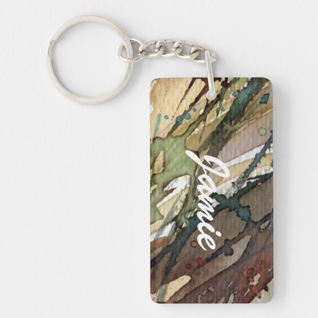 background watercolor 2 key ring (Front)