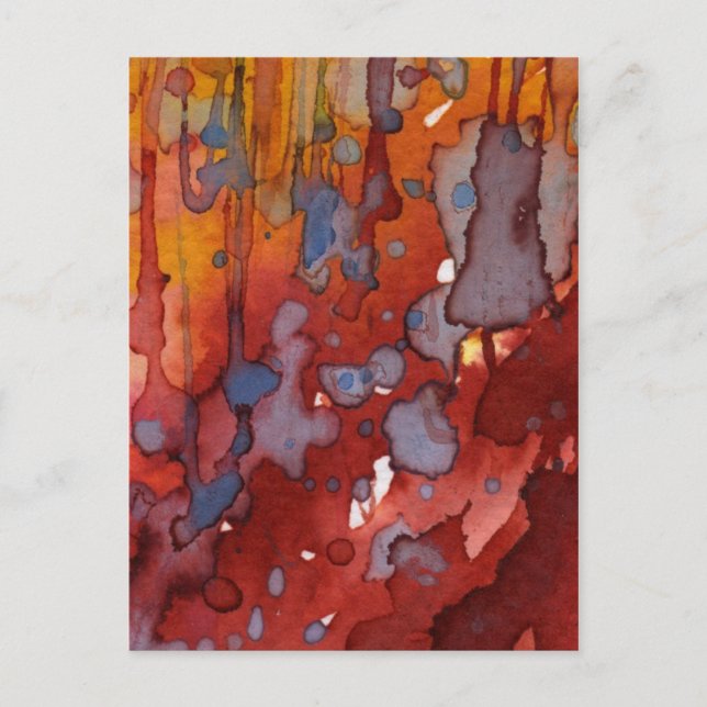 background watercolor 7 postcard (Front)