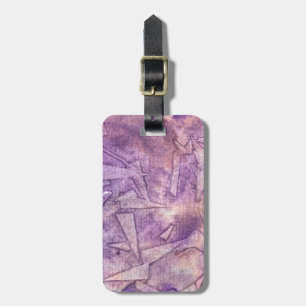 background watercolor luggage tag